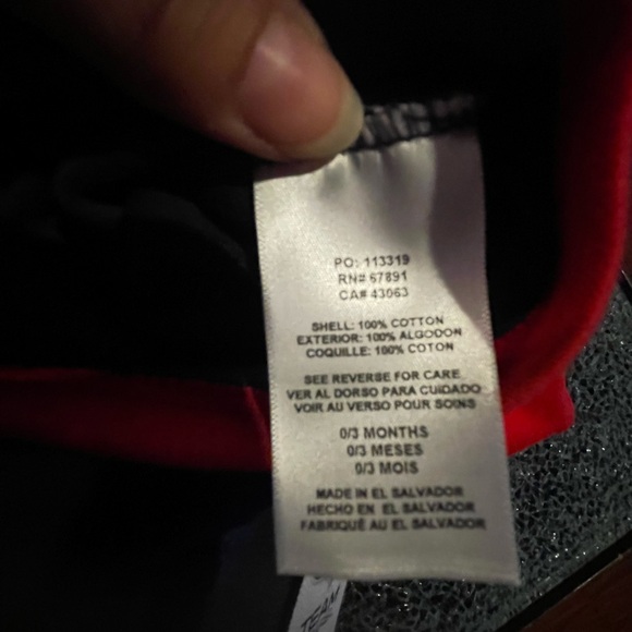 2 Packs New England Patriots Baby Bodysuit Set 0/3M NFL Team Apparel Red & Navy - Picture 6 of 10